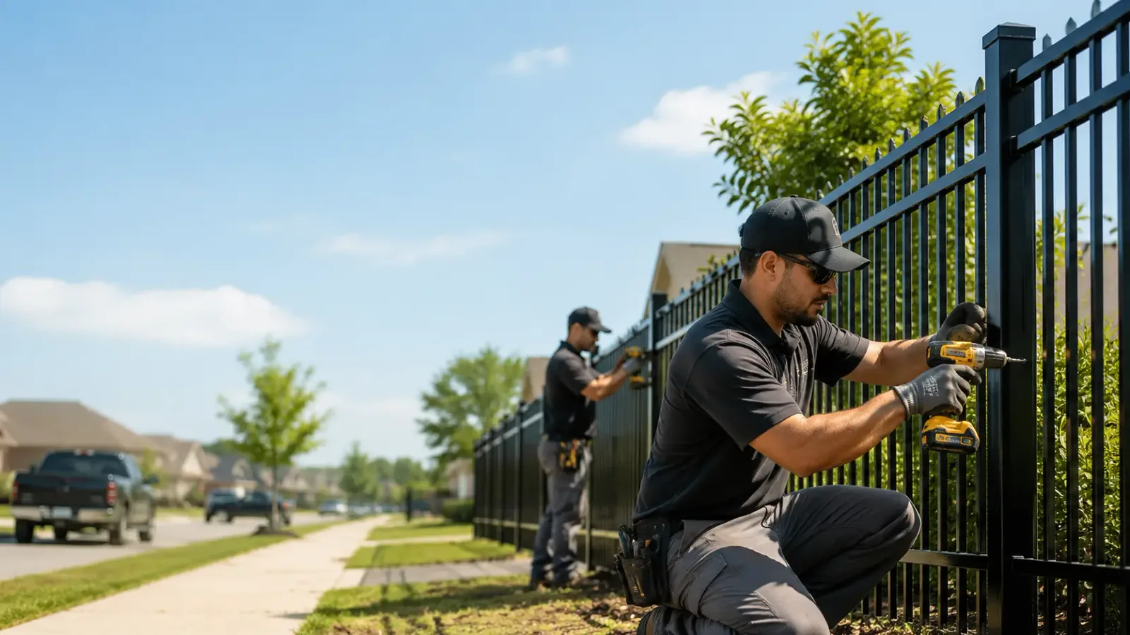 Metal Fence Installation in Busy, KY